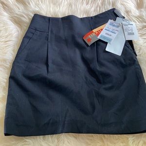 Navy blue business skirt